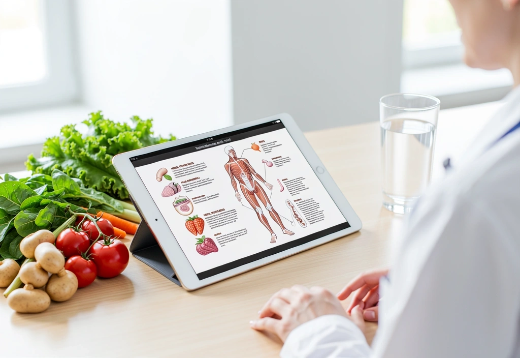 Professional nutrition workspace